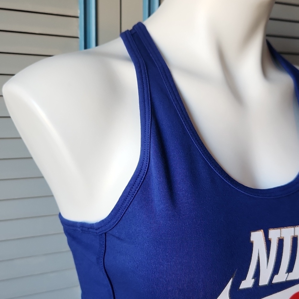 Nike Blue Racerback Tank Top - Picture 5 of 10
